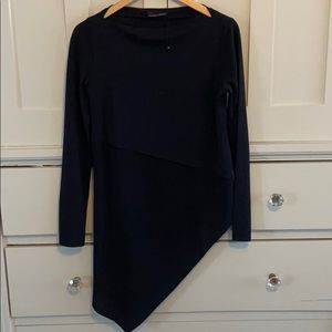 Zara Asymmetrical Blouse Size M